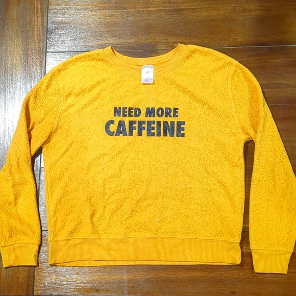 Need More Caffeine pullover sweater - Picture 1 of 4